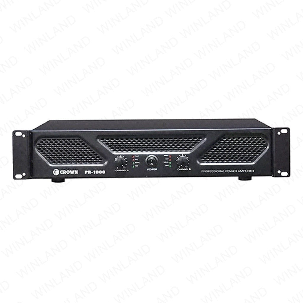 Crown Professional Powered Amplifier Premium Series 1000W X 2 RMS Power Amplifier PR-1000