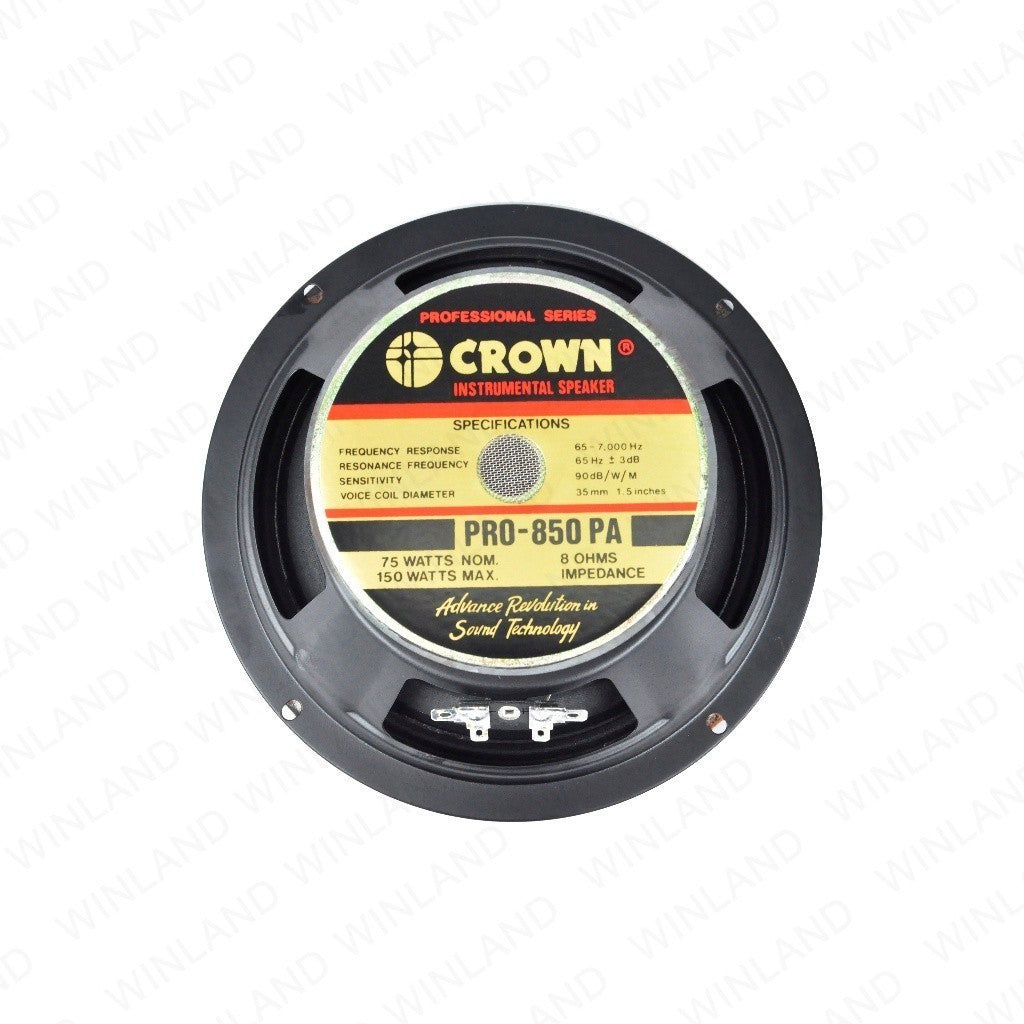 Crown 8inches Professional Round Woofer Speaker / 150watts / 8ohms PRO-850 PA (1)piece