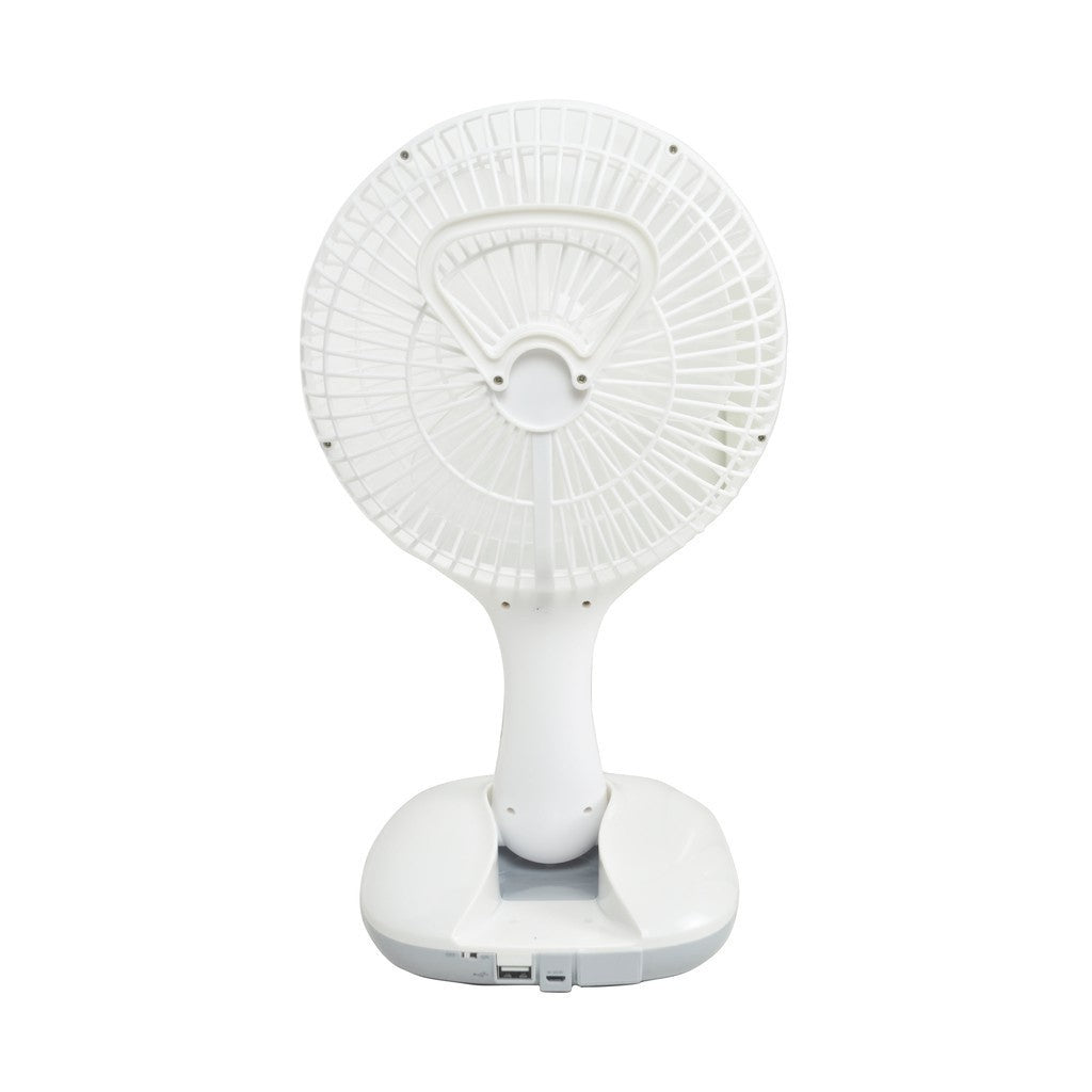 Firefly Reliable Rechargeable Potable Fan with LED Night Light FEL619