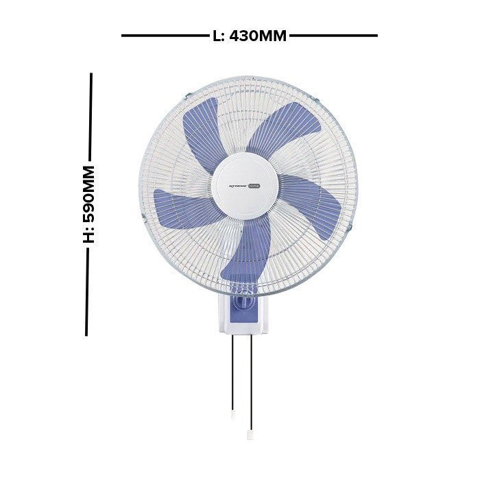 Xtreme HOME 16inches Electric Fan | Wall Fan XH-EF-WF16