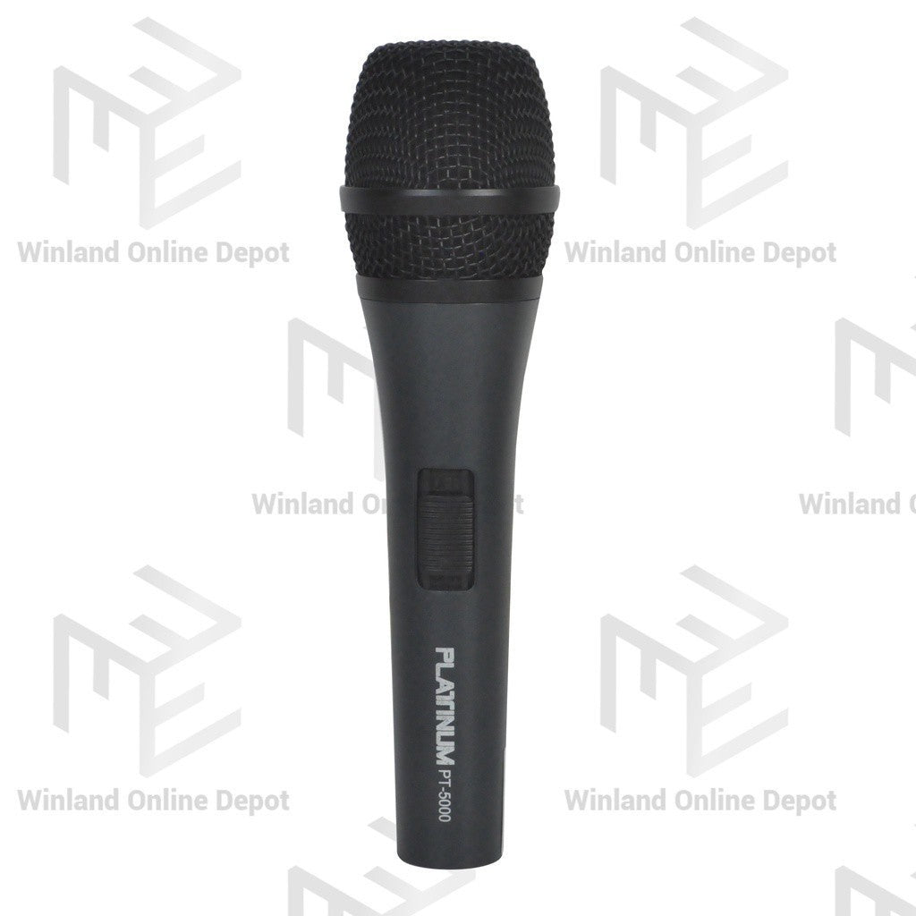 The Platinum PT-5000 Wired Microphone Mic (Black)  10meters Microphone wired PT-5000 *WINLAND*