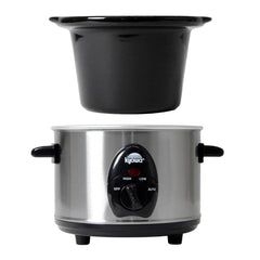 Kyowa Round Stainless Steel Electric Slow Cooker 1.5 Liters KW-2800