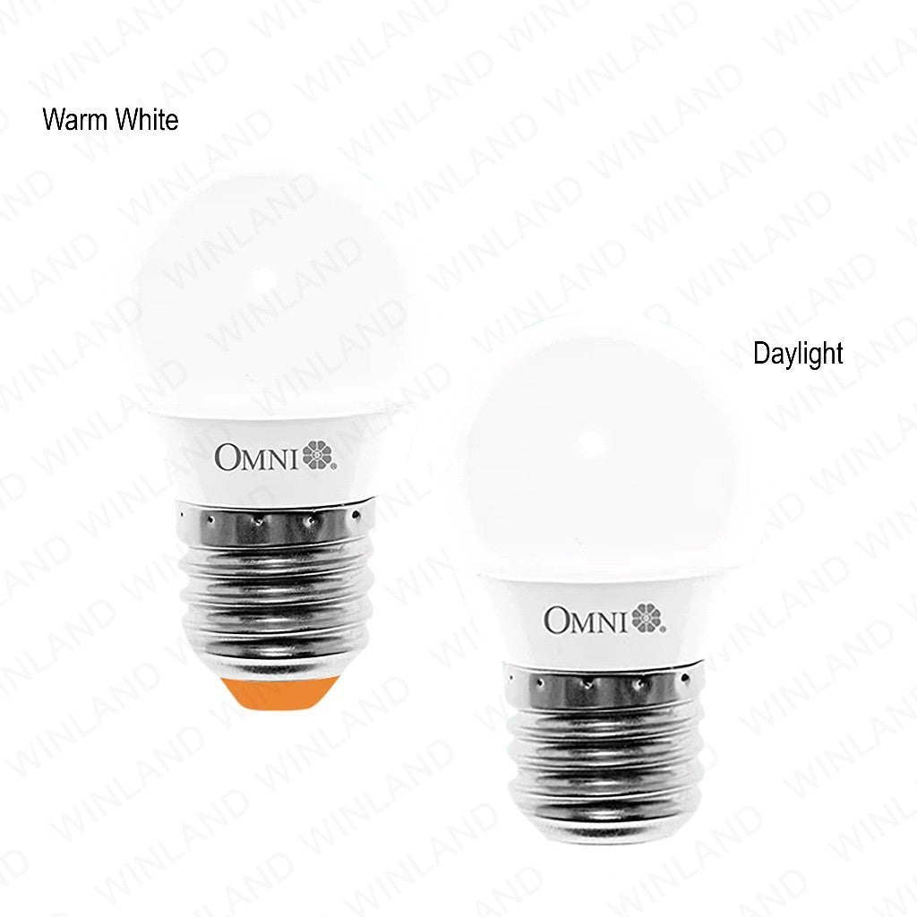 Omni by Winland LED Lite G40 Bulb 1.5W E27 Base LLG40E27-1.5W Daylight / Warm White