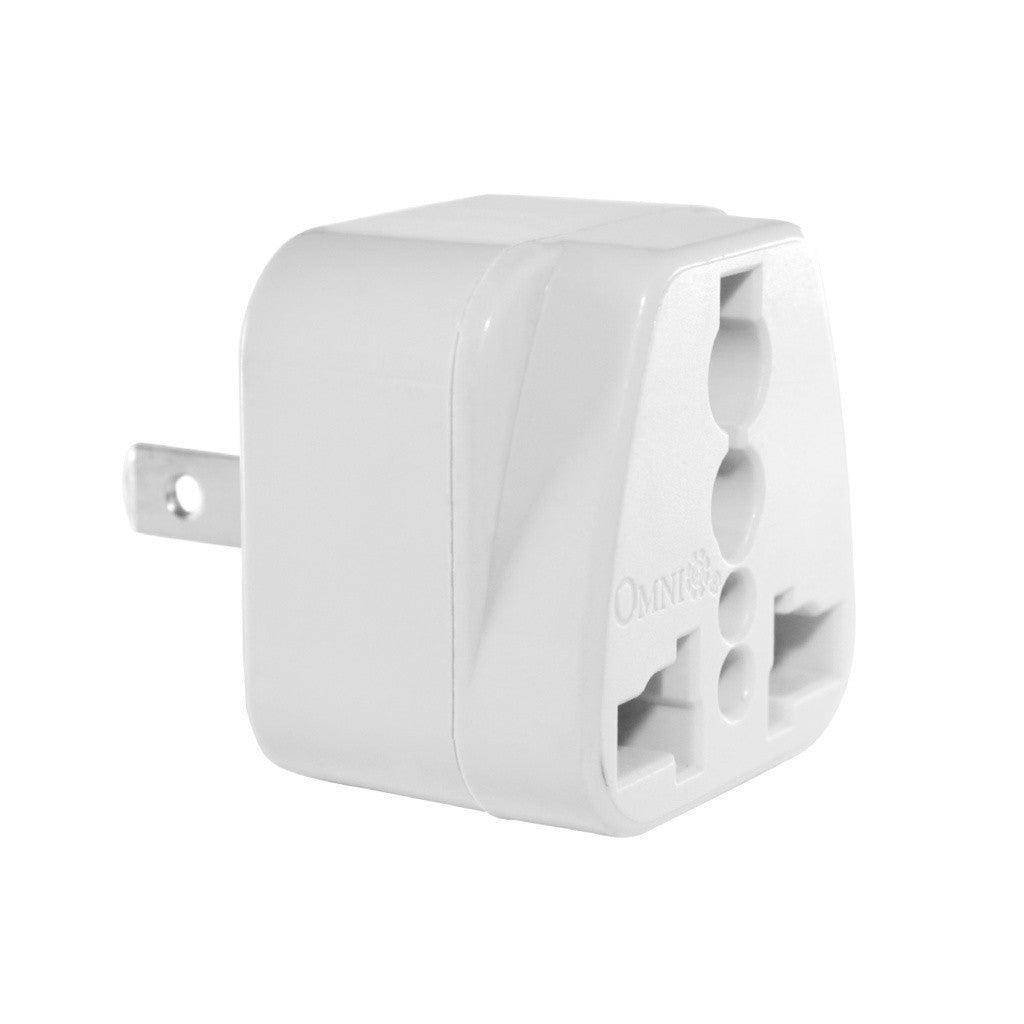 Omni by Winland Universal Socket Adapter Plug Adapter Outlet Adapter - WUA-002