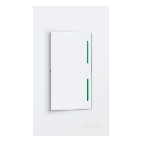 Royu by Winland WD 2 Gang 1 way Switch WD513