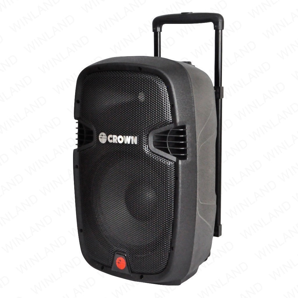 Crown 1pc 2-Way 12 Inches Professional Baffle Trolley Speaker PRO-2008