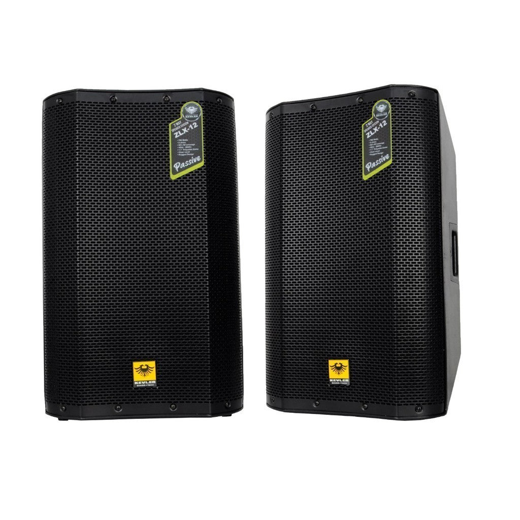 Kevler 2pcs 12 Inches ZLX-12 700W 2 Way Full Range Passive Speaker System