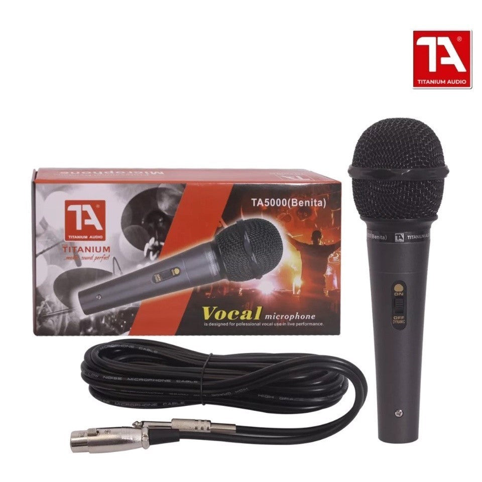 Titanium Audio (Benita) Professional Mic Unidirectional Wired Dynamic Microphone TA5000