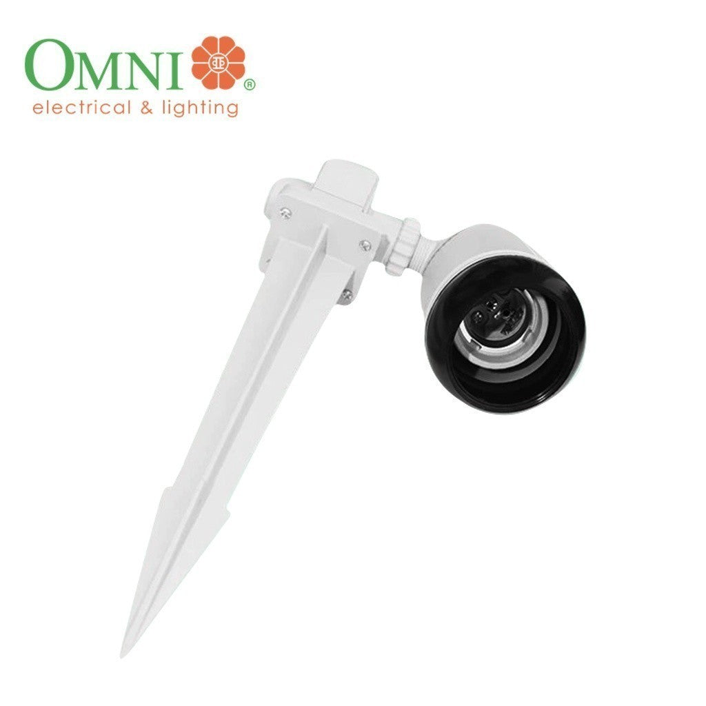 Omni Deluxe Weatherproof Lamp holder Max 130W 250V 4A E27-GWH