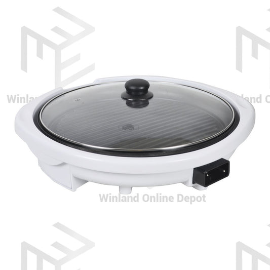 Kyowa by Winland Round Grooved Non-stick Electric Griller 1500watts KW-3758