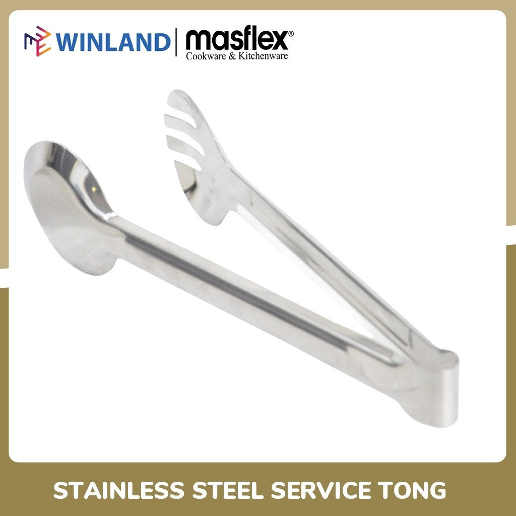 Masflex by Winland Stainless Steel Serving Tongs CL-1075B