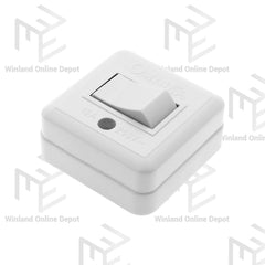 Omni by Winland Surface Mounted Convenience Switch / Electrical Switch 10A/250v~ WSS-003