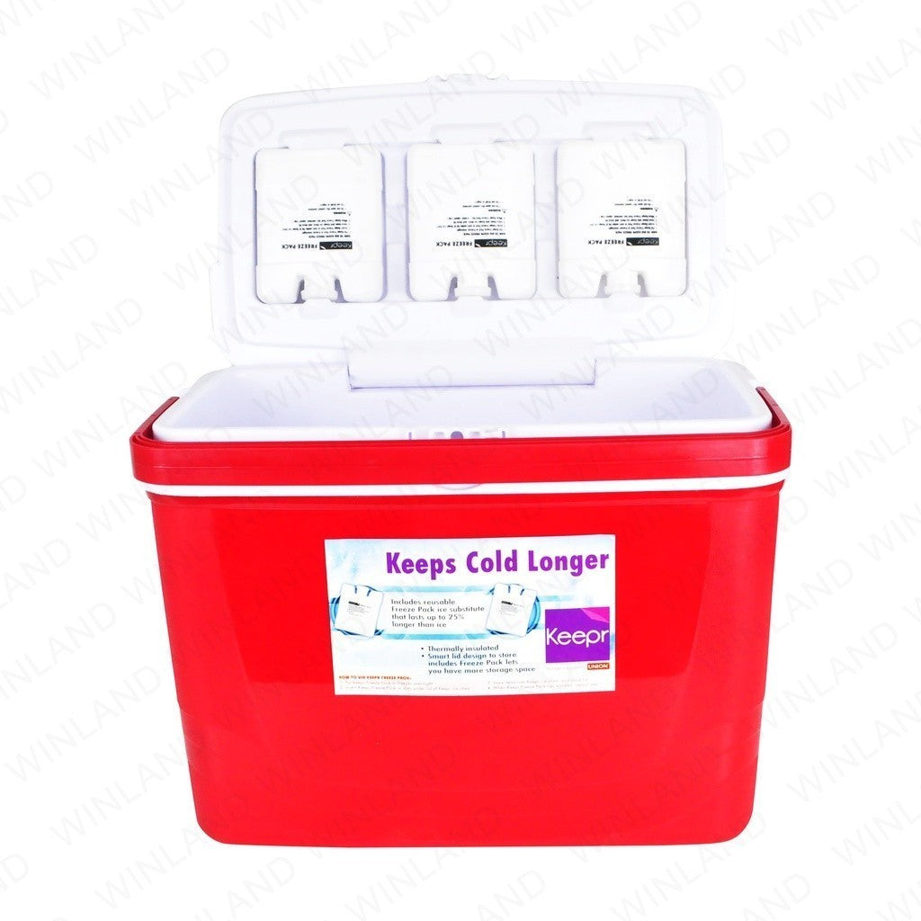 Union Insulated Ice Chest Box 15Liters with Freeze Pack UGIC-15L