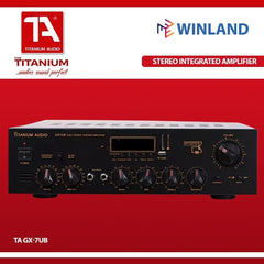 Titanium Audio TA GX-7UB Stereo Integrated Amplifier 800W x 2 w/ Bluetooth USB