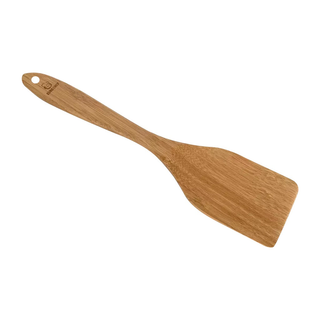 [3799]Eurochef BEC4 12" Heavy Duty Bamboo Turner Kitchen Tool Server Utensil Thick Spatula Spoon