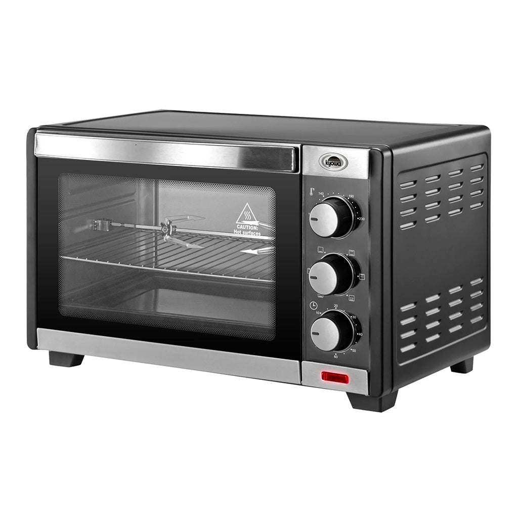 Kyowa by Winland 28L / 35L Electric Oven for Baking w/ Rotisserie & Powder-Coated Steel Body