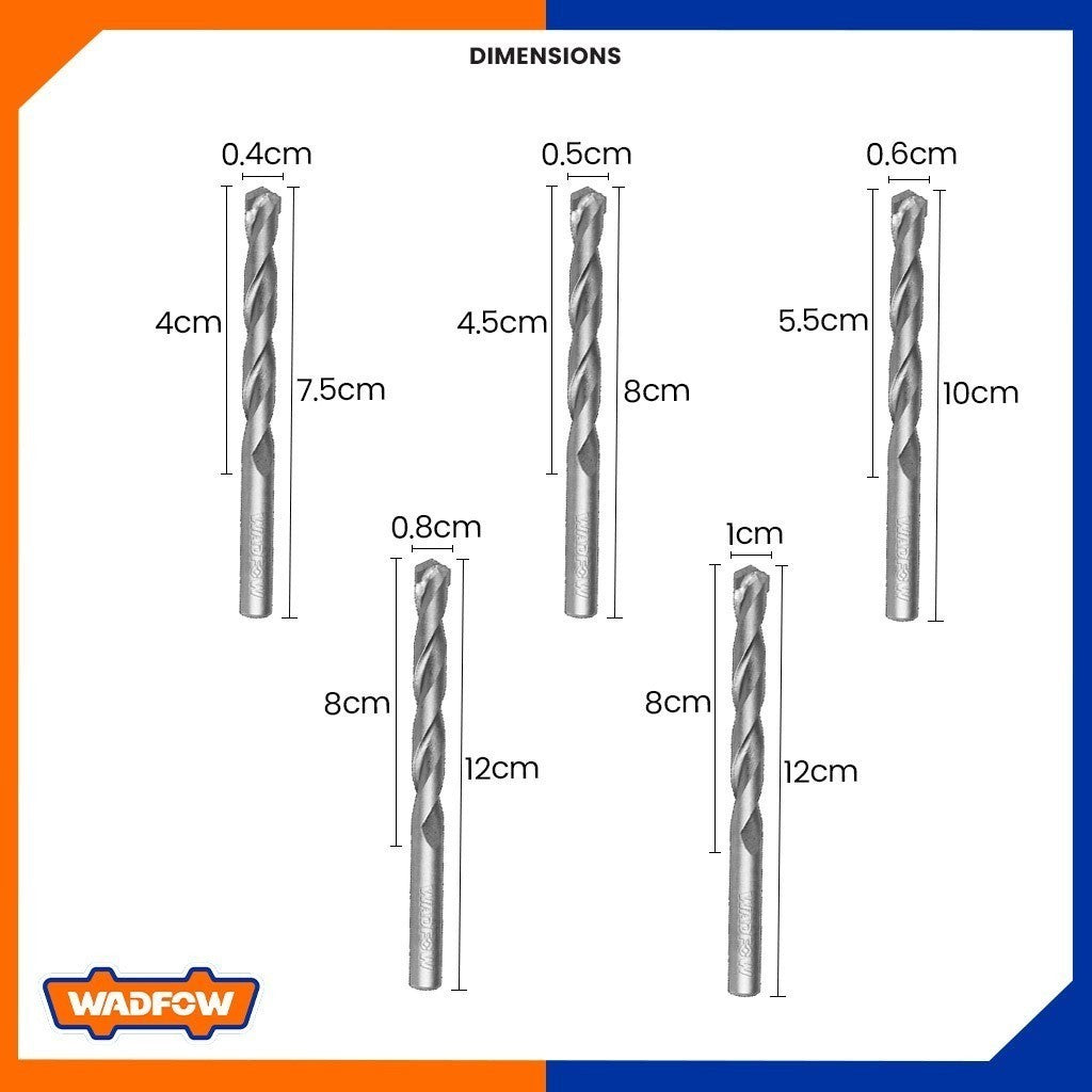 Wadfow 4mm-10mm Multi-Function Drill Bit