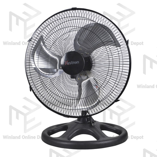 Astron by Winland Phoenix 18" Industrial Floor Desk Fan | Electric Fan 60watts (Black)