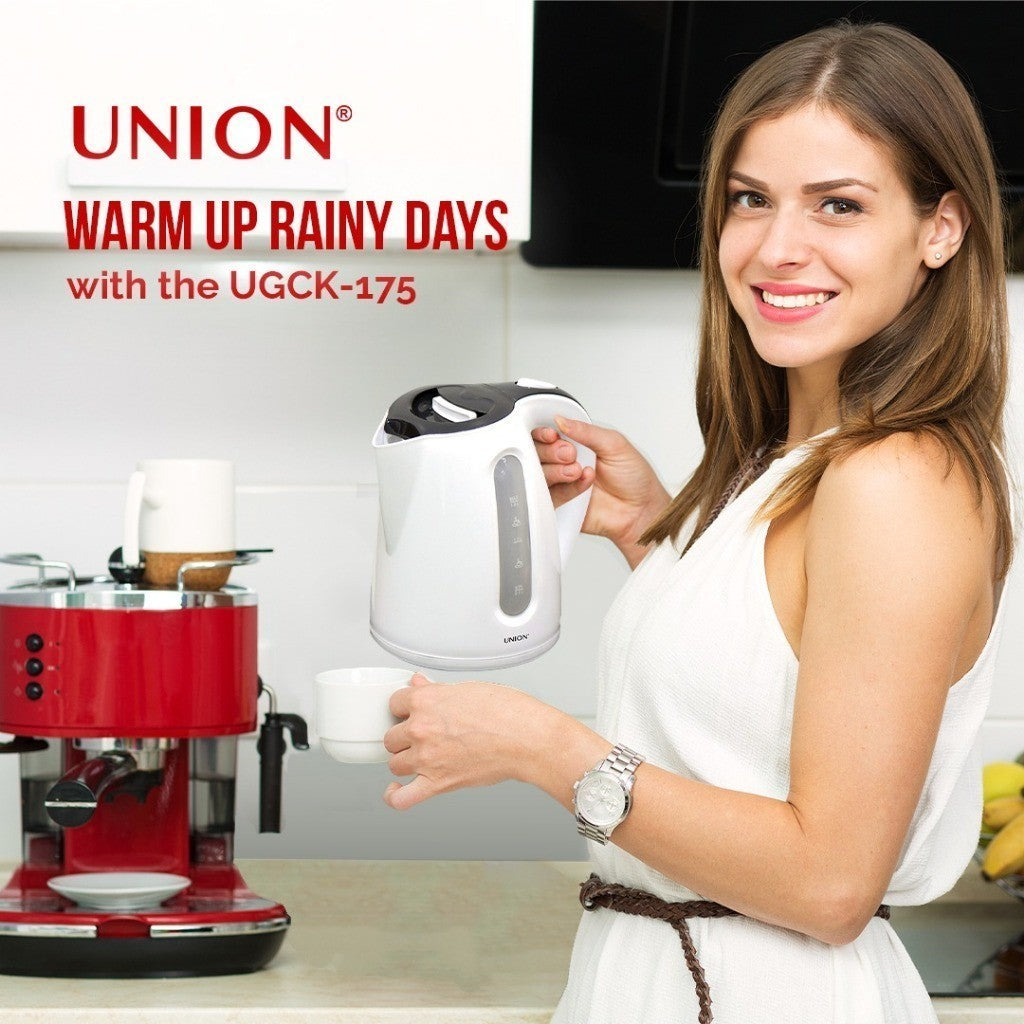 Union Quick Boil Electric Kettle with Heat Resistant Housing 1.8 Liters | 2000W UGCK-175