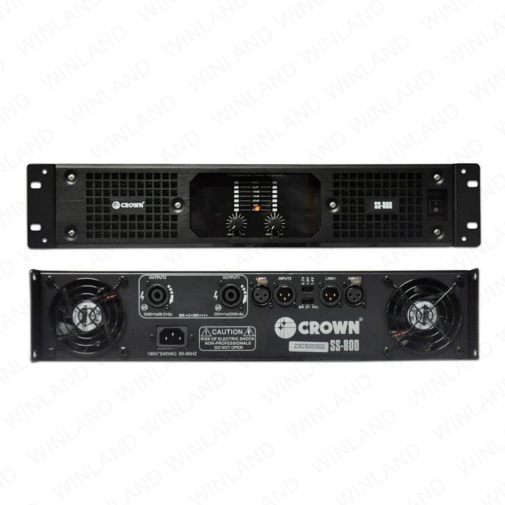 Crown Mixing Amplifier Supreme Series SS-800