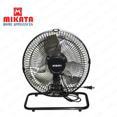 Mikata 10 Inches Ground Fan / Electric Fan 230V/50W (3-Metal Blade) MIK-1021-GFS(BLK)