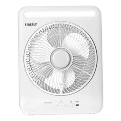 Firefly by Winland 12-inches Rechargeable Portable 3-Speed Fan with Night Light FEL653