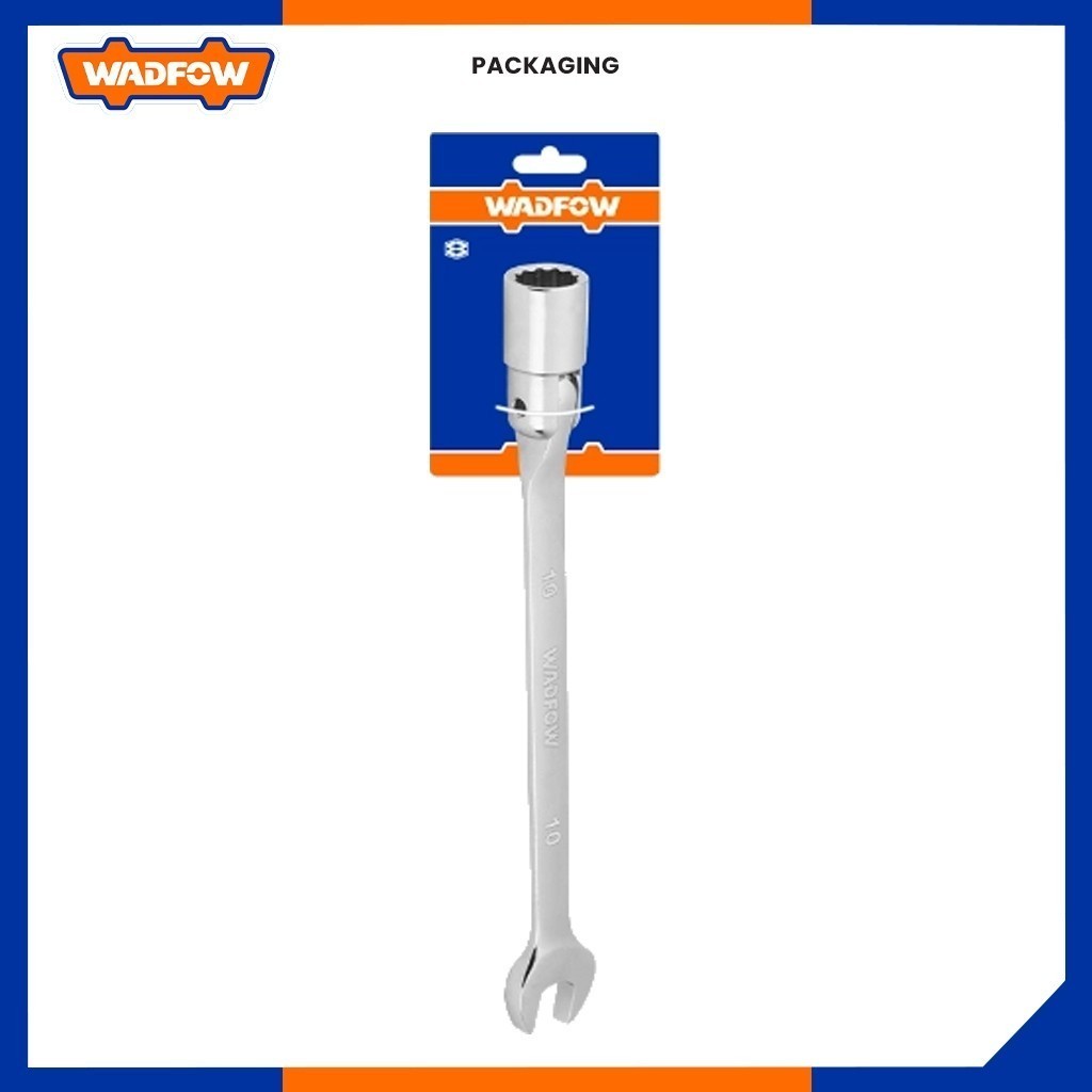 Wadfow WTH1E Open End Swivel Head Socket Spanner Wrench
