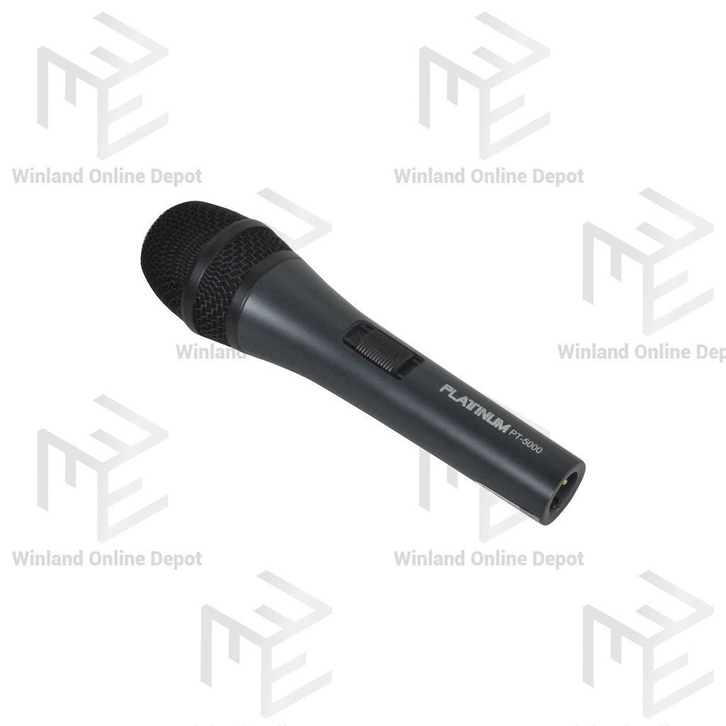 The Platinum PT-5000 Wired Microphone Mic (Black)  10meters Microphone wired PT-5000 *WINLAND*