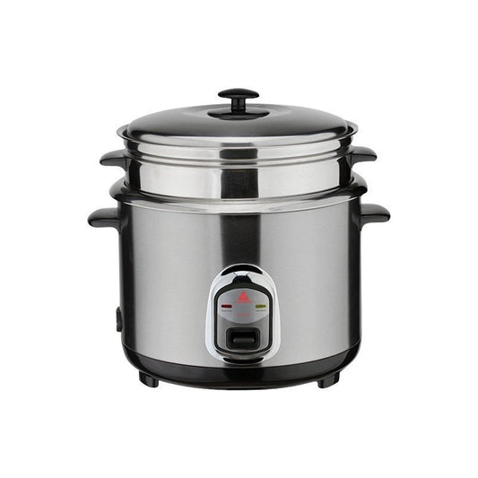 Hanabishi by Winland Rice Cooker 1.4L serves 7 cups Stainless Steel w/ Steamer HHRC14PSS