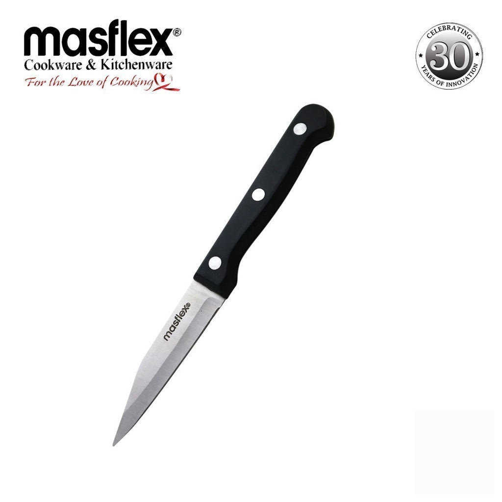 Masflex by Winland Stainless Steel 3.5 inch Paring Knife L18.5cm x W2cm x H1.3cm WE-3PK