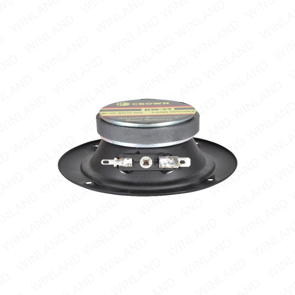 Crown 1pc 3 Inches Dome Tweeter Speaker 100W 8ohms KW-3T