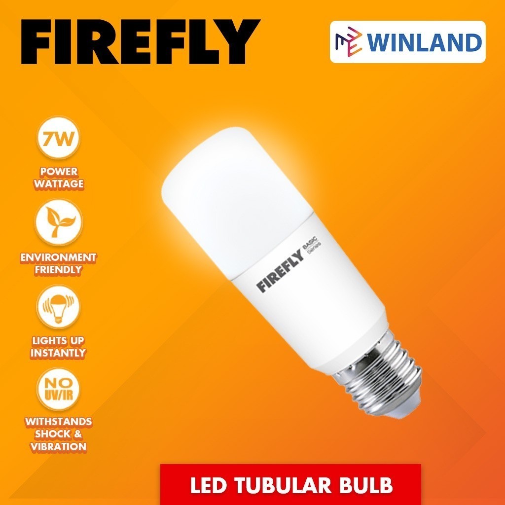 Firefly by Winland LED Tubular Bulb Environment Friendly w/ Stands shocks & Vibration