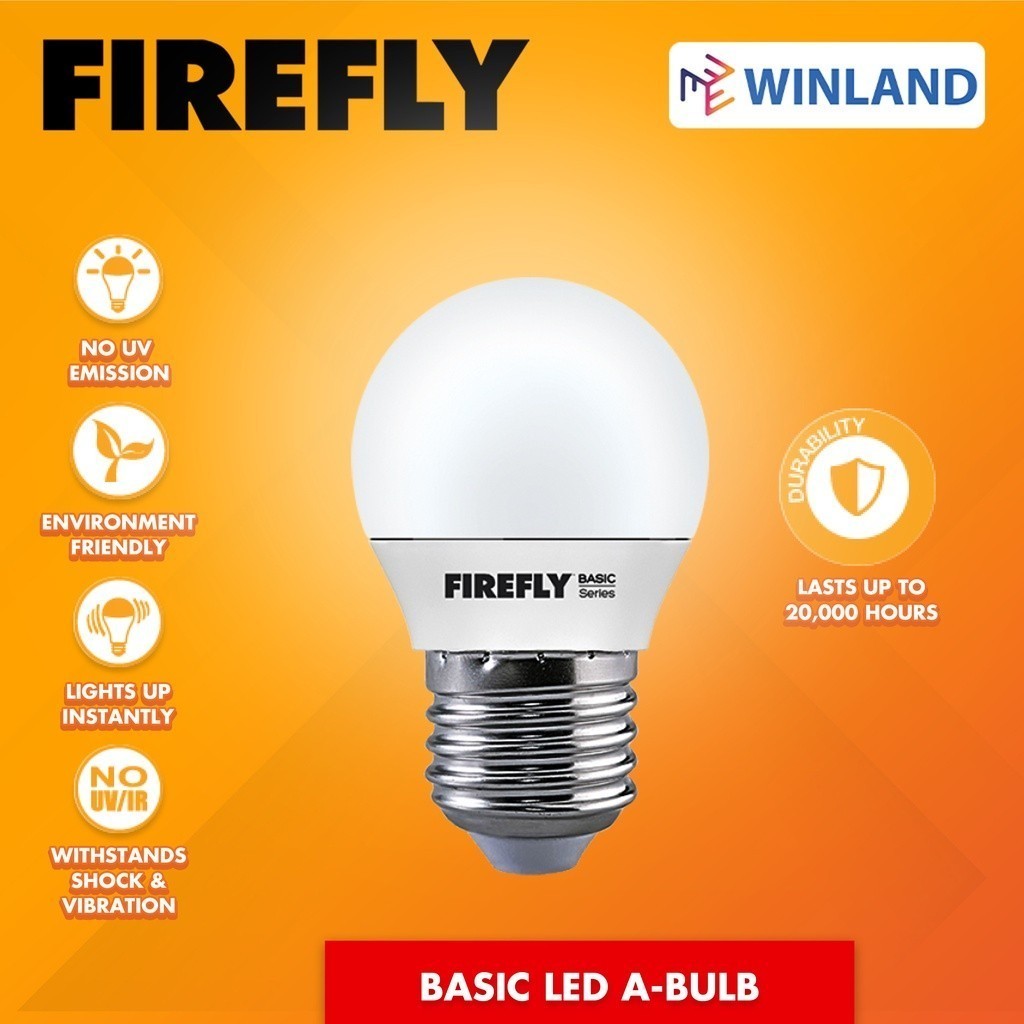 FIREFLY by Winland Basic Series E27 Super Bright Energy Saving LED Bulb 3watts to 20watts