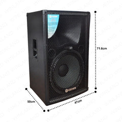 Crown 1pc 15 Inches 2-Way Professional Speaker Baffle / 700w BF-X151