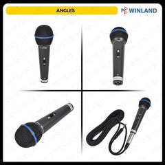 Konzert by Winland KPM-38 Wired Microphone Max Sound Efficiency Mic for Videoke