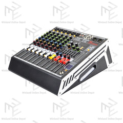 Titanium Audio Powered Mixer with DSP 600W RMS (USB,AUX,BT, +48V, 7-Band EQ CURVE 60P