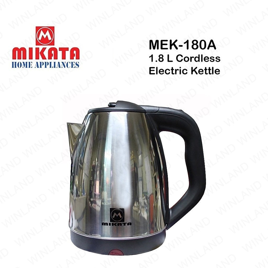 Mikata 2.0 Liters Electric Kettle Stainless Body 220V/1500W MIK-MEK-180A