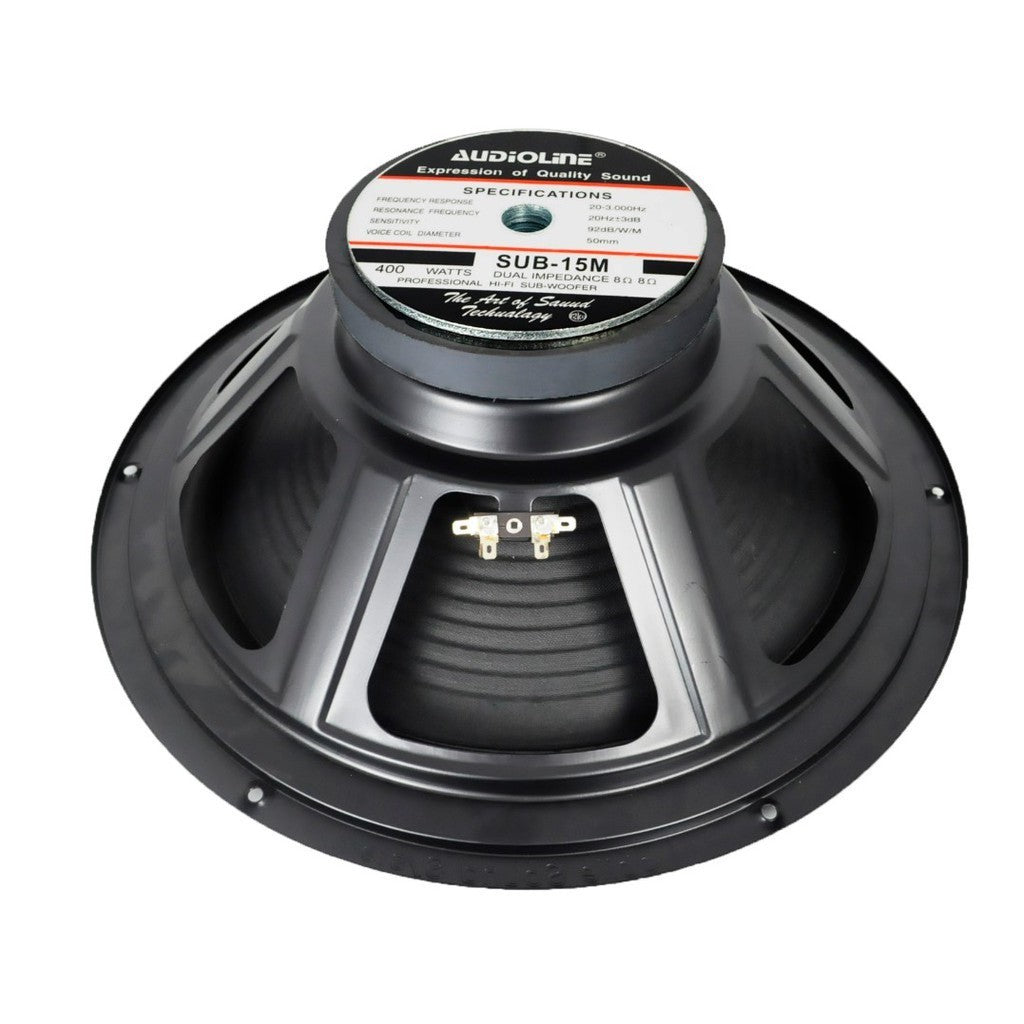 Audioline by Winland Professional Hi-Fi Subwoofer Speaker Audio 15 inches Sub-15M Sub-woofer