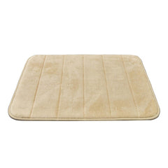 Cascade by Winland Bath Mat Rag Door Mat w/ Memory Foam 40x60 Beige PU-EM/BG