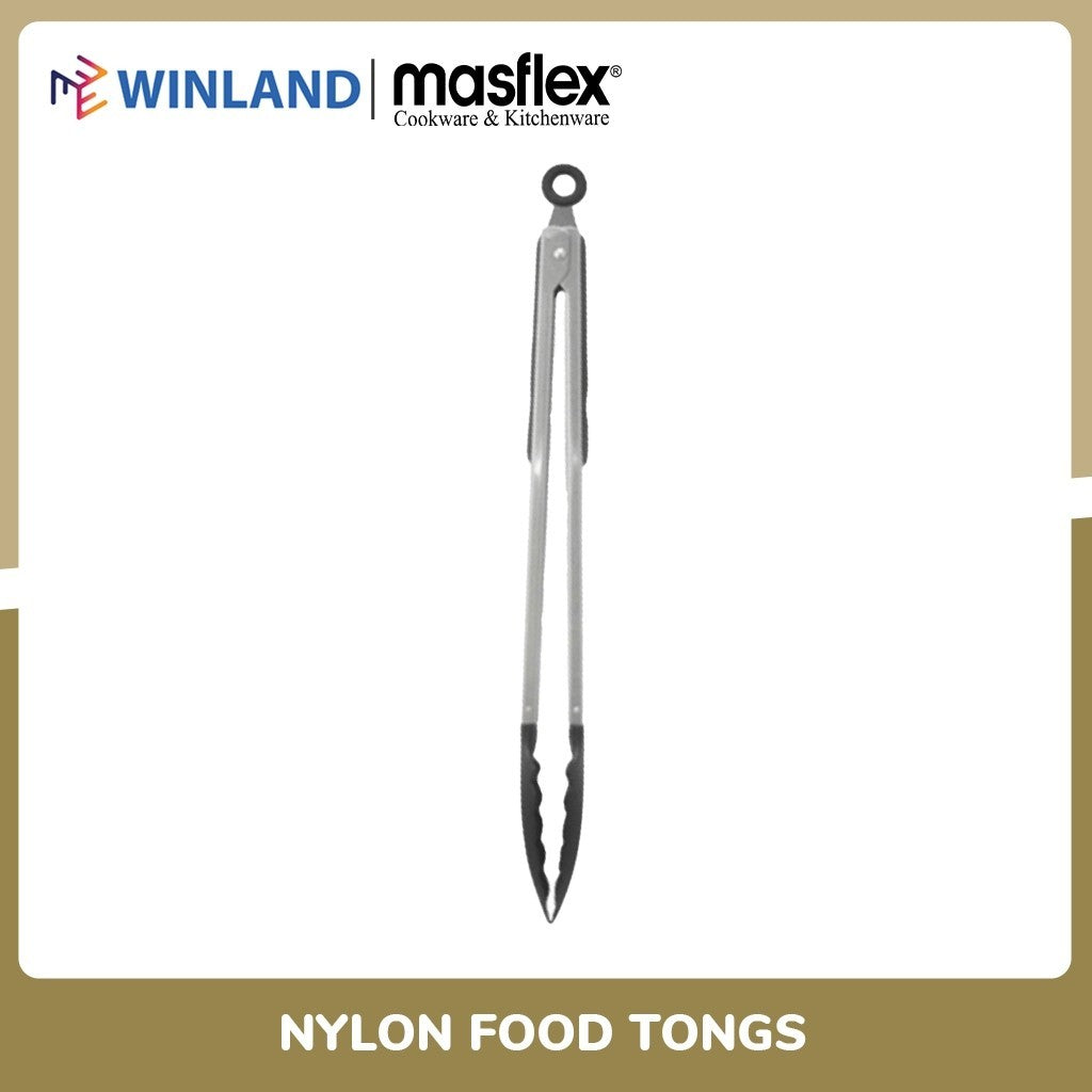 Masflex by Winland 14inch Nylon Food Tongs Nylon Durable