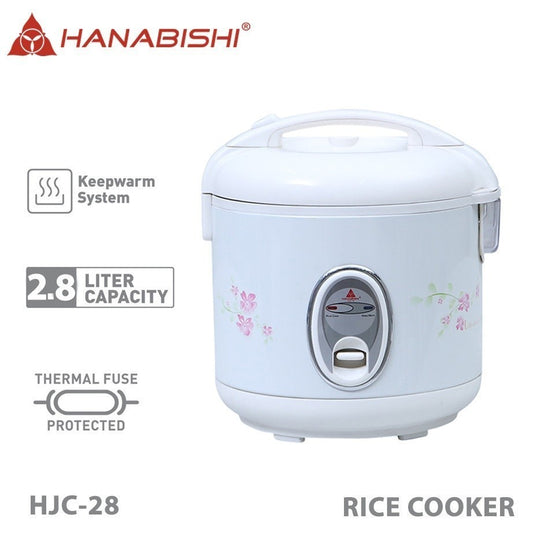 Hanabishi by Winland Jar Type Rice Cooker 2.8L serves 15 cups with steamer HJC28