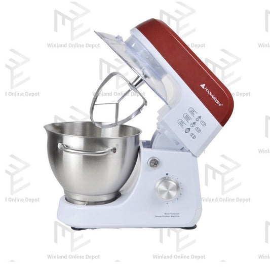 Hanabishi by Winland Professional 8 Speed Multifunction 4.2L Stand Mixer,Beater,Dough Hooks HPM500