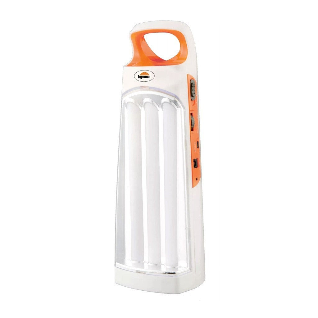 Kyowa Rechargeable LED Lamp Lantern w/ Auto Power Failure feature (White/Orange) KW-9130