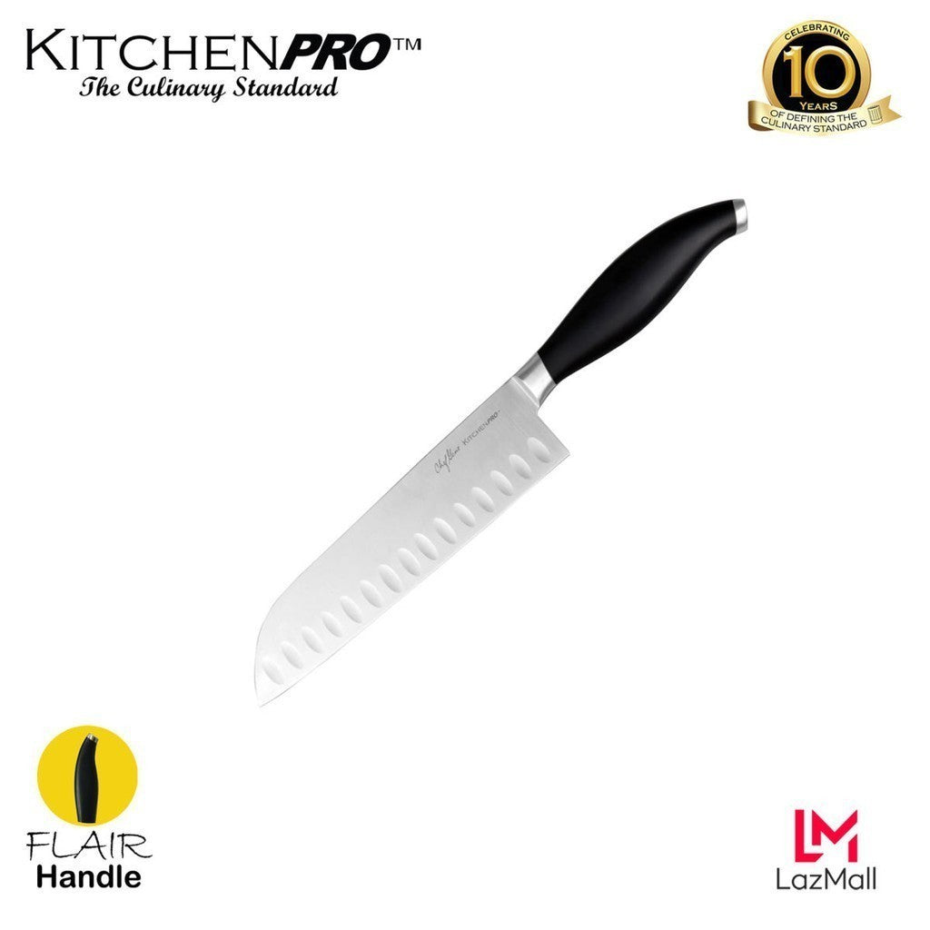 Kitchenpro by Masflex 7" Stainless Steel Santoku Knife KP-SN-FL