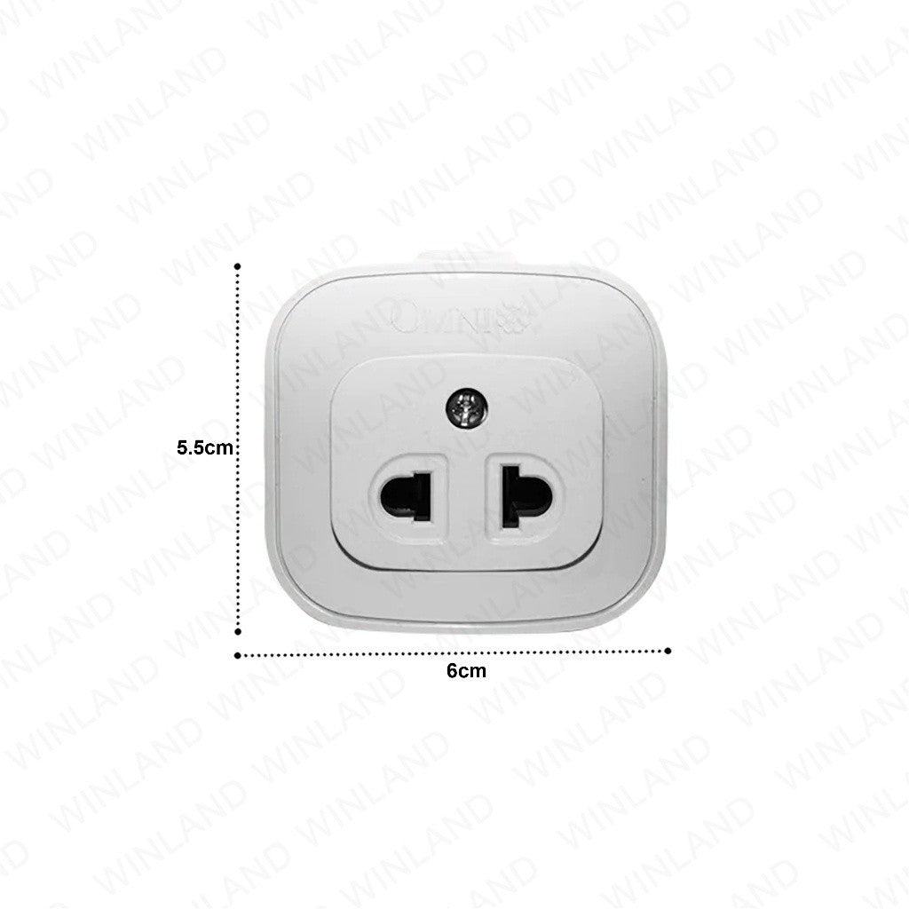 Omni Surface Single Convenience Outlet & Surface Single Tandem Outlet 10A 250V~