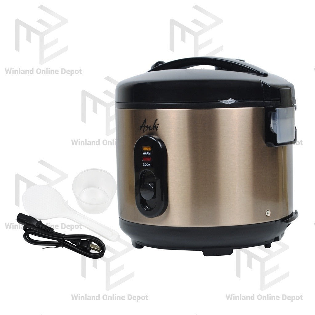 Asahi by Winland 10 Cups Rice Cooker with Aluminum Non-stick Inner Pot RC-106