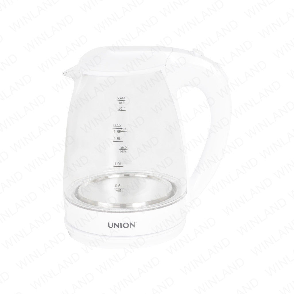 Union 1.8Liters Electric Kettle Modern crystal-grade Glass LED | Water Heater UGCK-190