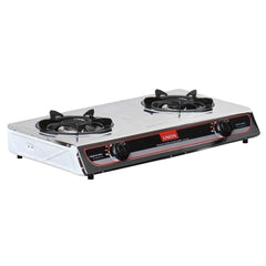 Union by Winland Stainless top Double Burner Gas Stove with Automatic ignition UGGS-200