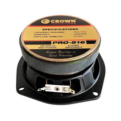 Crown 5-1/4in Professional Speaker Woofer Karaoke Midrange 160W PRO-516