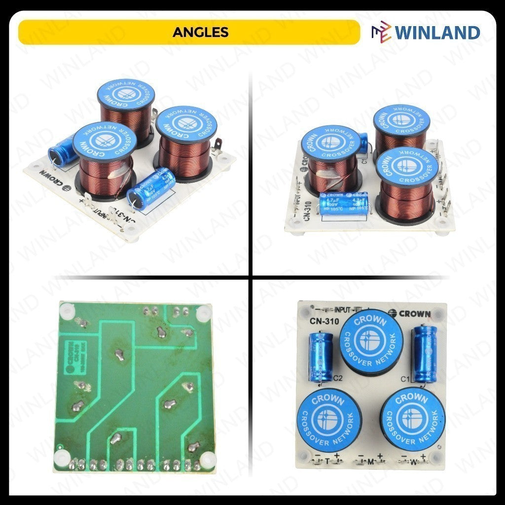 Crown Dividing Network 200W 3-Way 200 Watts Crossover CN-310